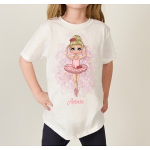 Ballerina Character Tshirt (Colour Options) 