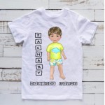 Toddler Beach Boy Character Tshirt (Colour Options) 