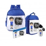 Back To School Boy ‘Hunter’ the Character Bundle - Back pack, Lunch bag, Water Bottle, Pencil Case. (colour options)