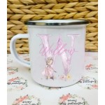 Personalised Ballerina Enamel Mug