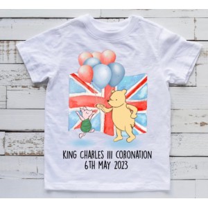 Kids Winnie the Pooh Coronation Tshirt