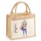 Shopper Character Jute Bag  (Multiple Colour  Options) D2