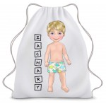 Toddler Beach Boy Drawstring Bag  (Multiple Colour  Options)