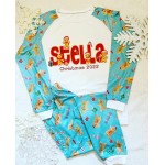 Adult Gingerbread Family PJ's