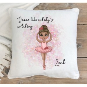 Ballerina Character Cushion  (Multiple Colour  Options)