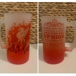 Personalised Tankard Pint Glass | LFC | Red Ombre Edition