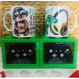 Personalised Sloth Gaming Mug