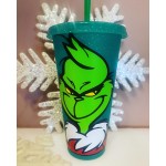 Grinch Cold Cup - Can be personalised. 