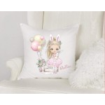 Easter Girl Character Cushion  (Multiple Colour  Options)
