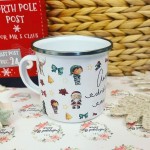 Personalised Christmas Enamel Mug
