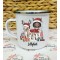 Personalised ‘Holly & Reindeer’ Enamel Mug