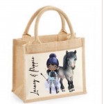 Niah & Horse Jute Bag  (Multiple Colour Options) 