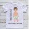Toddler Beach Boy Character Tshirt (Colour Options) 