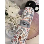 350ml Personalised Flask | NURSE THEMED (Options)