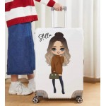 Personalised Luggage Cover - ‘Autumn’ Character