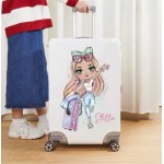 Personalised Luggage Cover - Travel Girl