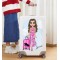 Personalised Luggage Cover - Pink Tropical Outfit 