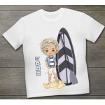 Noah With Paddle Board Character Tshirt (Custom Options) 