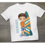 Thomas & Paddle Board Character Tshirt (Custom Options) 