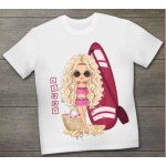 Libby With Paddle Board Character Tshirt (Custom Options) 