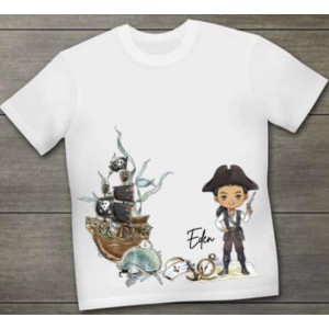 Pirate Jack Character Tshirt (Custom Options) 