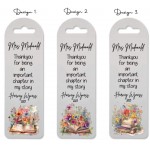 Teacher Bookmark - Bright And Floral
