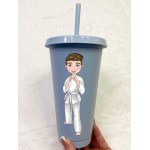 Personalised Martial Arts Character Cold Cups - (Options)
