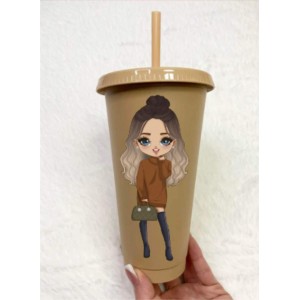 Personalised Autumn Character Cold Cups - (Options)
