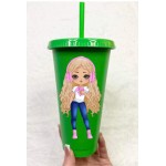 Personalised Gamer Girl Lexie Character Cold Cups - (Options)