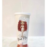 Personalised Beach Bride Character Cold Cups - (Options)