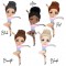 Personalised Gymnast Character Cold Cups - (Options)