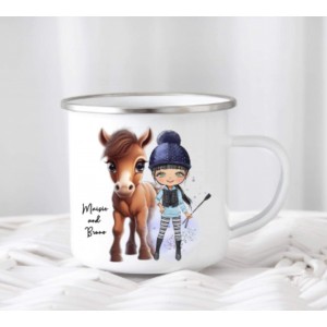 Niah Equestrian Enamel Mug (Options)