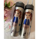 Girl School Character Water Bottle (Multiple Options)