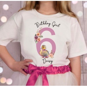 Birthday Duckling Tshirt (Number Options) 
