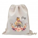 Cute Duckling Drawstring Bag
