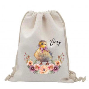 Cute Duckling Drawstring Bag